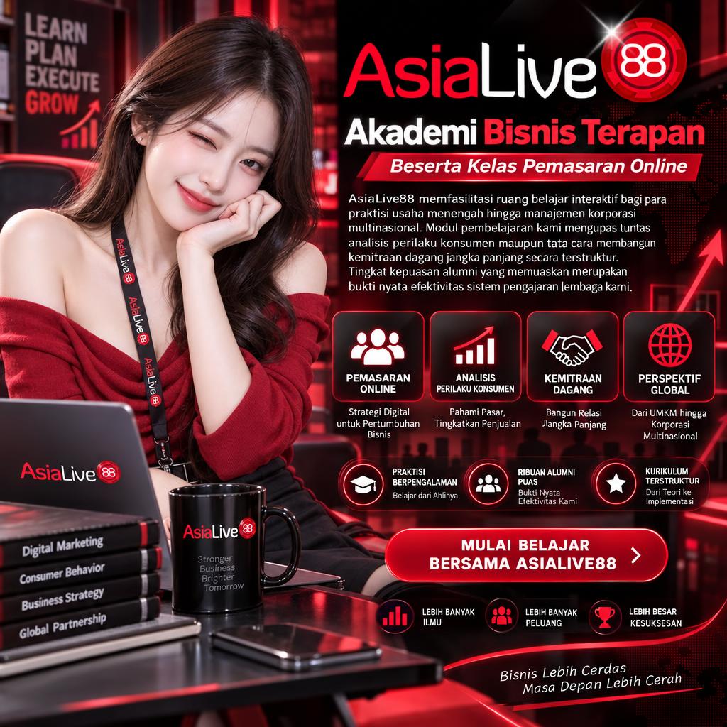 banner Asialive88 : Akademi Bisnis Terapan Beserta Kelas Pemasaran Online